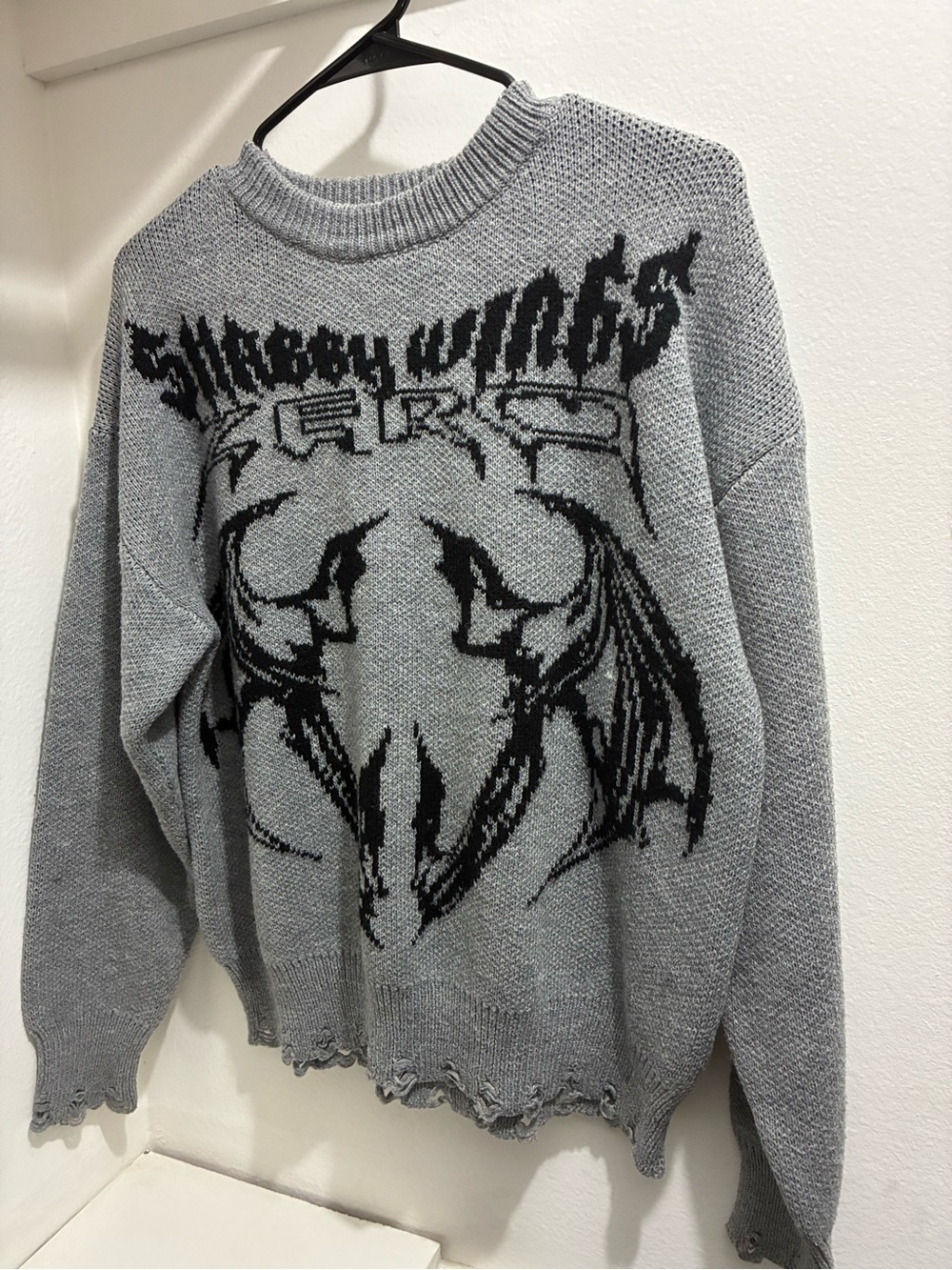 Men’s Gray Knit Sweater